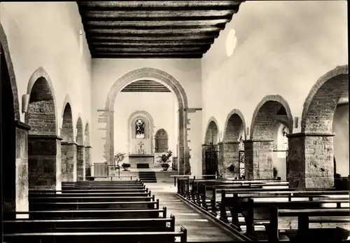 Ak Schienen Öhningen in Baden, Inneres der Wallfahrtskirche