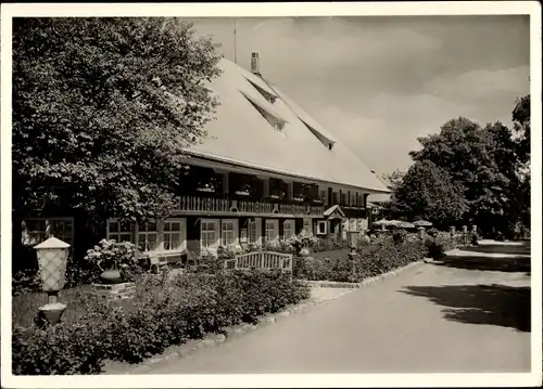 Ak Hinterzarten im Schwarzwald, Hotel Adler und Adlerswirtshaus