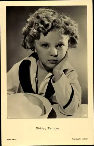 Ak Schauspielerin Shirley Temple, Portrait