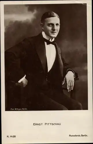 Ak Schauspieler Ernst Pittschau, Portrait