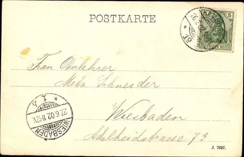 Ak Hamburg Mitte Altstadt, Jungfernstieg