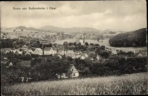 Ak Gadernheim Lautertal im Odenwald, Gesamtansicht