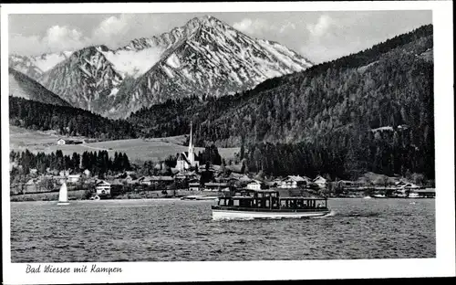 Ak Bad Wiessee in Oberbayern, Panorama, Kampen