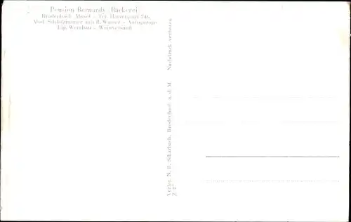 Ak Brodenbach an der Mosel, Pension Bernardy, Panorama