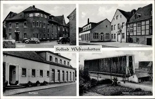 Ak Westernkotten Erwitte in Westfalen, Müttererheim, Kurhaus, Saline, Gasthof Dietz