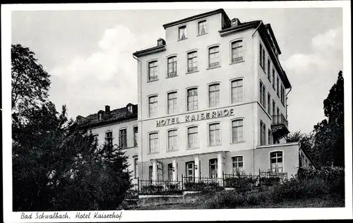 Ak Bad Schwalbach im Taunus, Hotel Kaiserhof