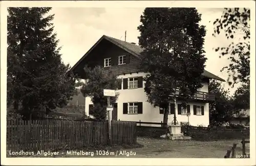 Ak Mittelberg im Allgäu, Landhaus Allgäyer