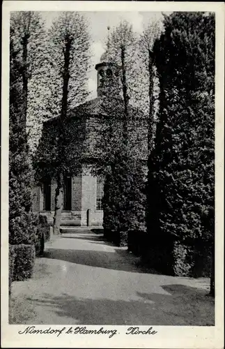 Ak Hamburg Eimsbüttel Niendorf, Kirche