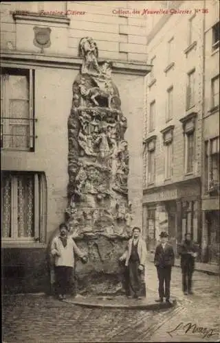 Ak Rouen Seine Maritime, Fontaine Lisieux