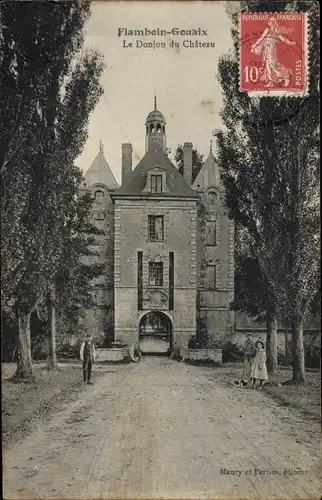 Ak Flamboin Gouaix Seine et Marne, Le Donjon du Chateau