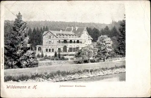 Ak Wildemann Clausthal Zellerfeld im Oberharz, Johanneser Kurhaus