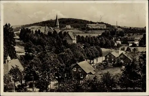 Ak Denklingen Reichshof Oberbergischer Kreis, Blick auf den Ort