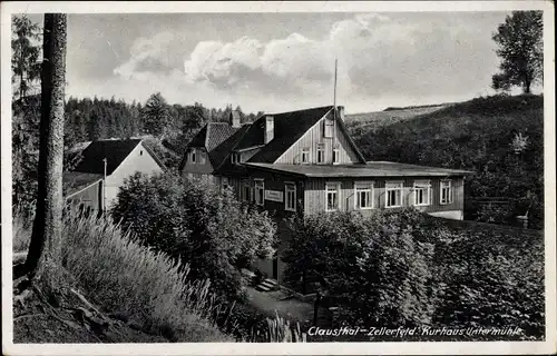 Ak Clausthal Zellerfeld im Oberharz, Kurhaus Untermühle