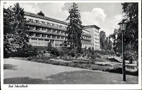 Ak Bad Schwalbach im Rheingau Taunus Kreis, Kurhaus