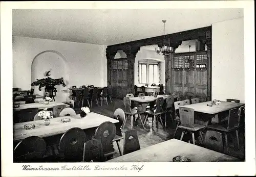 Ak Albersweiler in der Pfalz, Leinsweiler Hof, Weinstraßen Gaststätte