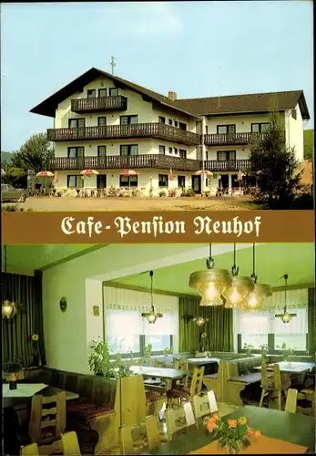 Ak Neuhof an der Zenn Mittelfranken, Café Pension Neuhof