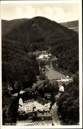 Ak Bad Bergzabern Rheinpfalz, Fliegeraufnahme von Ort und Umgebung