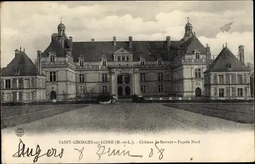 Ak Saint Georges sur Loire Maine-et-Loire, Chateau de Serrant