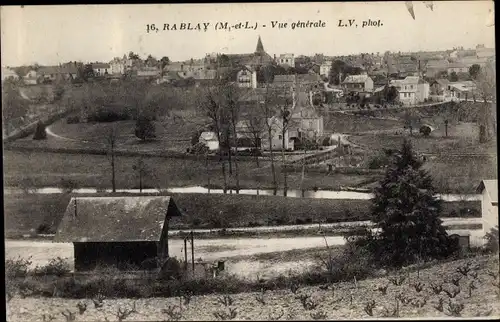 Ak Rablay Maine-et-Loire, Vue generale