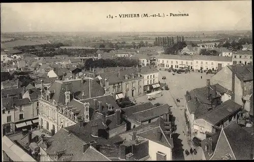 Ak Vihiers Maine et Loire, Panorama