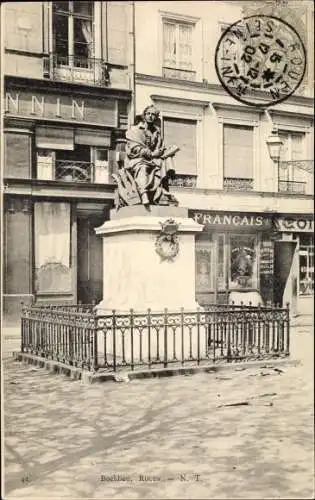 Ak Rouen Seine Maritime, Boeldieu, Monument
