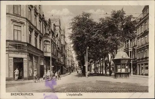 Ak Bremerhaven, Lloydstraße, Kiosk