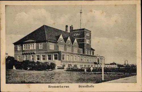 Ak Bremerhaven, Strandhalle