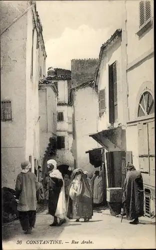 Ak Constantine Algerien, Rue Arabe, Araber, Maghreb