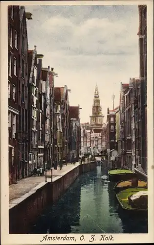 Ak Amsterdam Nordholland Niederlande, O. Z. Kolk