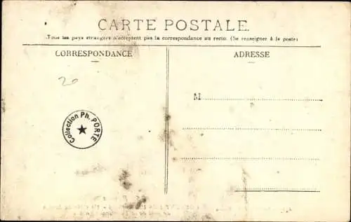 Ak Rouen Seine Maritime, Couvent des Ursulines, Jardin, Tour Jeanne d'Arc