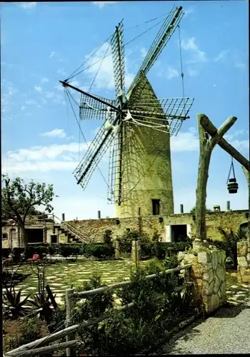 Ak Manacor Mallorca Balearische Inseln, Es Moli d'en Sopa, Windmühle, Club Hipico El Rancho