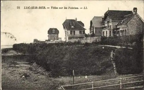Ak Luc sur Mer Calvados, Villas sur les Falaises
