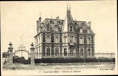 Ak Luc sur Mer Calvados, Chateau de Mathan