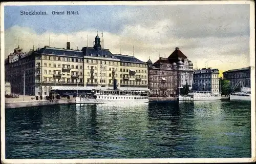 Ak Stockholm Schweden, Grand Hotel