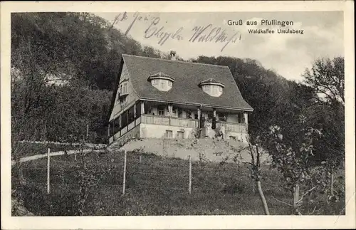 Ak Pfullingen in der Schwäbischen Alb, Waldkaffee Ursulaberg