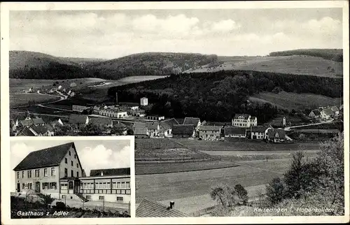 Ak Kaiseringen Straßberg im Zollernalbkreis, Gasthaus zum Adler, Truppenübungsplatz Heuberg