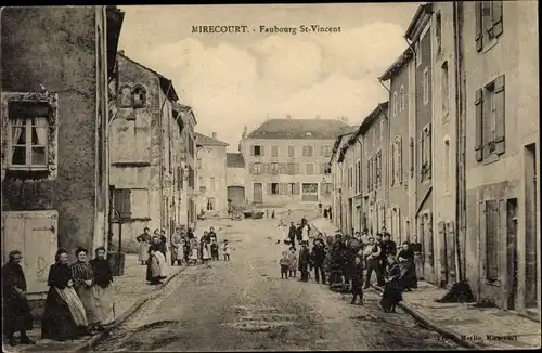 Ak Mirecourt Lothringen Vosges, Faubourg Saint Vincent