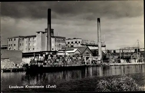 Ak Krommenie Zaanstad Nordholland Niederlande, Linoleumfabriek Zuid