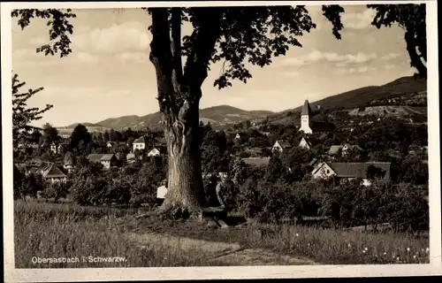 Ak Obersasbach Sasbach Baden in der Ortenau, Teilansicht