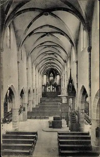 Ak Landau in der Pfalz, Ev. Stiftskirche, Inneres