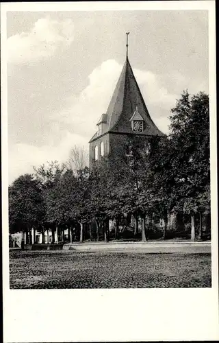 Ak Garding in Nordfriesland, Kirche, Teilansicht