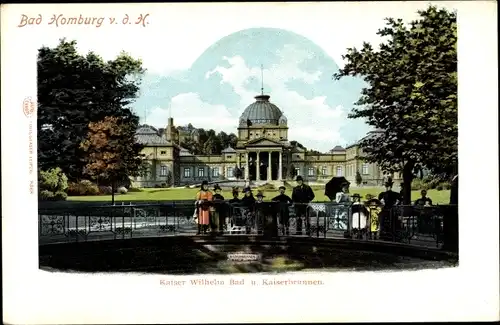 Ak Bad Homburg vor der Höhe Hessen, Kaiser Wilhelm Bad, Kaiserbrunnen