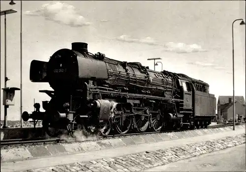 Ak Deutsche Eisenbahn, Schnellzuglok, 012 052 7, Deutsche Bundesbahn, Dampflok