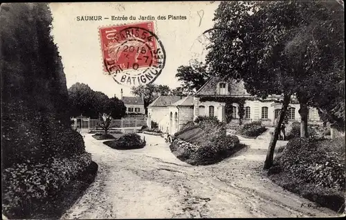 Ak Saumur Maine et Loire, Entree du Jardin des Plantes