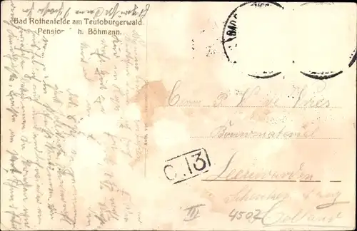 Ak Bad Rothenfelde am Teutoburger Wald, Pension