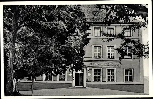 Ak Nürnberg in Mittelfranken, Gasthaus zum Schloss, Geschäft Leonhard Albert