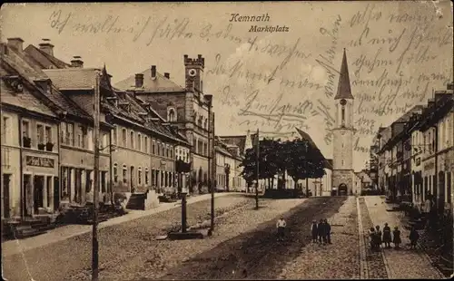 Ak Kemnath in der Oberpfalz, Marktplatz