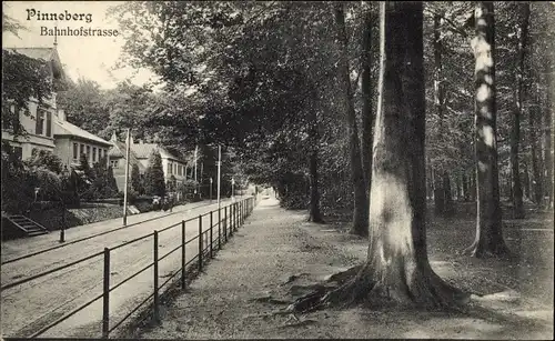 Ak Pinneberg in Holstein, Bahnhofstraße