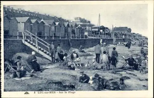 Ak Luc sur Mer Calvados, Sur la Plage