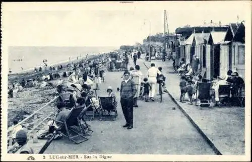 Ak Luc sur Mer Calvados, Sur la Digue